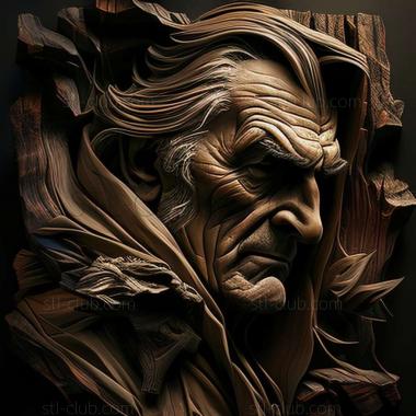 3D model Sergio Toppi (STL)